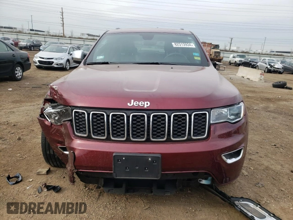 2022 Jeep Grand Cherokee WK Limited with VIN 1C4RJFBG0NC177865, listed as a Copart auction lot 82313934 with 27,948 mi miles and Salvage Title. Bid and sale history available at carsss.com. Image 5.
