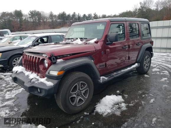 2022 Jeep Wrangler Unlimited High Tide with VIN 1C4HJXDG5NW145748, listed as a Copart auction lot 83384704 with 30,161 mi miles and Salvage Title. Bid and sale history available at DreamBid. Image 1.