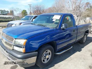 2004 Chevrolet Silverado 1500 Work Truck with VIN 1GCEC14X44Z140886, listed as a IAAI auction lot 41681183 with 209,844 mi miles. Bid and sale history available at carsss.com. Image 2.