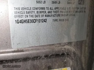 2012 Buick LaCrosse Premium 3 with VIN 1G4GH5E36CF101242, listed as a Copart auction lot 80962754 with 191,003 mi miles and Salvage Title. Bid and sale history available at carsss.com. Image 12.