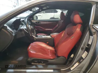 2017 Infiniti Q60 Red Sport 400 with VIN JN1FV7EL0HM701619, listed as a Copart auction lot 82981704 with 58,798 mi miles and Salvage title. Bid and sale history available at DreamBid. Image 7.