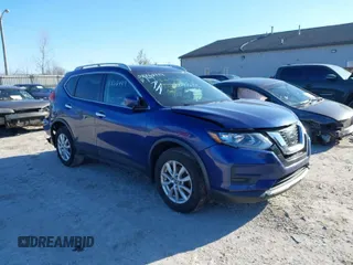 2017 Nissan Rogue S with VIN KNMAT2MV1HP606455, listed as a IAAI auction lot 38868449 with 90,379 mi miles. Bid and sale history available at carsss.com. Image 1.