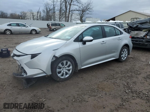 2024 Toyota Corolla LE with VIN 5YFB4MDEXRP207623, listed as a Copart auction lot 49773925 with 3,946 mi miles and Salvage Title. Bid and sale history available at carsss.com. Image 1.