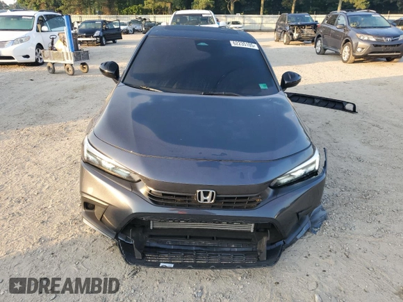 2023 Honda Civic EX with VIN 2HGFE1F7XPH306331, listed as a Copart auction lot 62235105 with 35,824 mi miles and Salvage title. Bid and sale history available at DreamBid. Image 5.