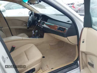 2007 BMW 5 Series 530xi with VIN WBANF73557CU28415, listed as a IAAI auction lot 41625567 with 191,140 mi miles and . Bid and sale history available at carsss.com. Image 5.