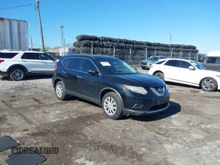 2015 Nissan Rogue S with VIN KNMAT2MT7FP554812, listed as a IAAI auction lot 41876774 with 174,041 mi miles and . Bid and sale history available at DreamBid. Image 1.