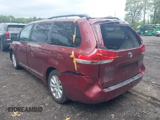 2017 Toyota Sienna LE with VIN 5TDJZ3DC9HS164792, listed as a IAAI auction lot 42263886 with 186,018 mi miles and . Bid and sale history available at DreamBid. Image 3.
