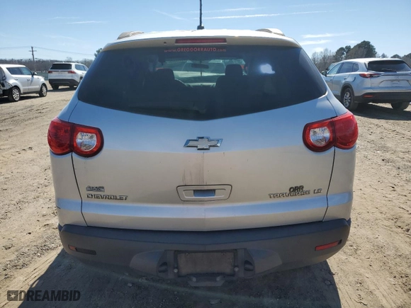 2010 Chevrolet Traverse LS with VIN 1GNLREED3AS108282, listed as a Copart auction lot 44417325 with 0 mi miles and Salvage Title. Bid and sale history available at carsss.com. Image 6.