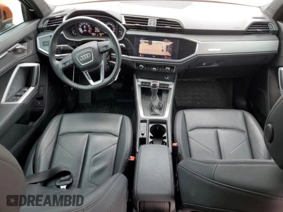 2022 Audi Q3 S line Premium Plus with VIN WA1EECF39N1149268, listed as a Copart auction lot 54211345 with 34,646 mi miles and Salvage title. Bid and sale history available at DreamBid. Image 8.