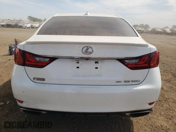 2015 Lexus GS 350 with VIN JTHCE1BL5FA004705, listed as a Copart auction lot 71223184 with 123,671 mi miles and Salvage Title. Bid and sale history available at DreamBid. Image 6.