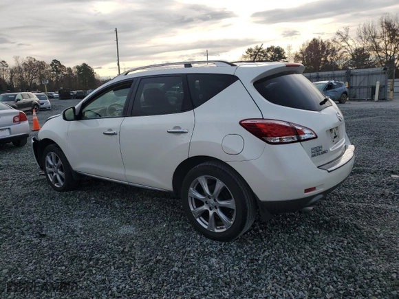 2014 Nissan Murano SV with VIN JN8AZ1MW6EW527970, listed as a Copart auction lot 88789215 with 0 mi miles and Salvage Title. Bid and sale history available at carsss.com. Image 2.