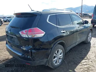2015 Nissan Rogue SL with VIN 5N1AT2MV6FC834127, listed as a IAAI auction lot 41686500 with 156,810 mi miles and . Bid and sale history available at carsss.com. Image 4.
