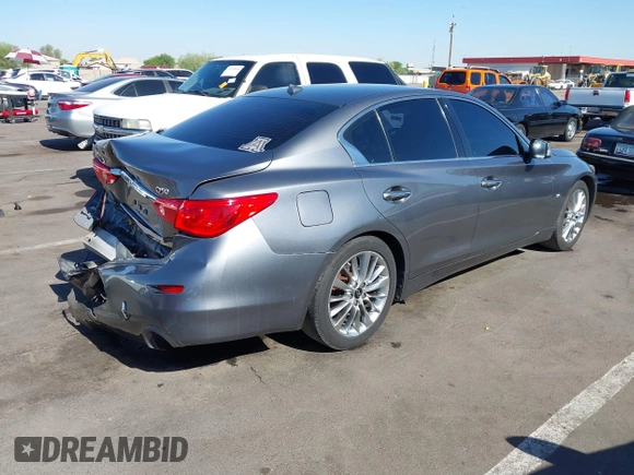 2017 Infiniti Q50 Premium z VIN JN1EV7AP5HM733602, wystawiony jako IAAI lot #42334405 z przebiegiem 174 058 mil mil oraz . Historia ofert i sprzedaży dostępna na DreamBid. Obrazek 4.