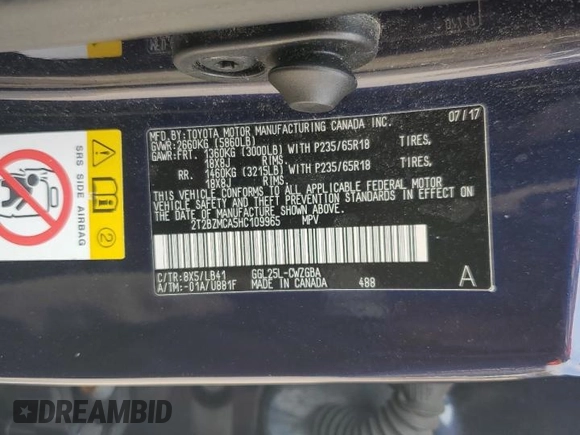 2017 Lexus RX with VIN 2T2BZMCA5HC109965, listed as a Copart auction lot 48533545 with 111,030 mi miles and Salvage Title. Bid and sale history available at carsss.com. Image 13.
