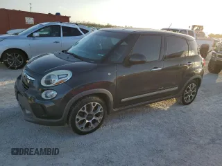 2015 FIAT 500L Urbana Trekking with VIN ZFBCFADH8FZ030792, listed as a Copart auction lot 78655844 with 0 mi miles and Salvage Title. Bid and sale history available at carsss.com. Image 1.