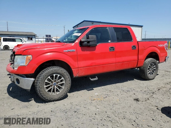 2014 Ford F-150 XL with VIN 1FTFW1EFXEKF37949, listed as a Copart auction lot 61257084 with 154,154 mi miles and Salvage Title. Bid and sale history available at carsss.com. Image 1.