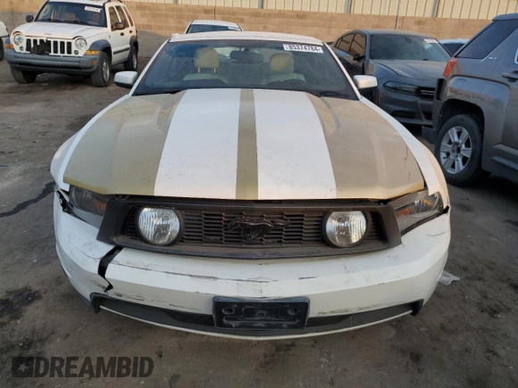 2010 Ford Mustang GT with VIN 1ZVBP8FHXA5141336, listed as a Copart auction lot 85374784 with 61,405 mi miles and Salvage title. Bid and sale history available at DreamBid. Image 5.