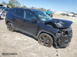 2021 Jeep Compass Altitude with VIN 3C4NJCBB6MT581077, listed as a Copart auction lot 48566615 with 86,687 mi miles and Salvage Title. Bid and sale history available at carsss.com. Image 4.
