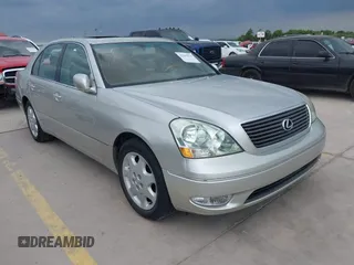 2003 Lexus LS 430 z VIN JTHBN30F030094299, wystawiony jako IAAI lot #42195976 z przebiegiem 128 256 mil mil oraz . Historia ofert i sprzedaży dostępna na DreamBid. Obrazek 1.