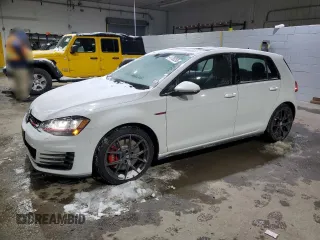 2017 Volkswagen Golf GTI S with VIN 3VW547AU6HM068264, listed as a Copart auction lot 41755265 with 110,414 mi miles and Salvage Title. Bid and sale history available at carsss.com. Image 1.