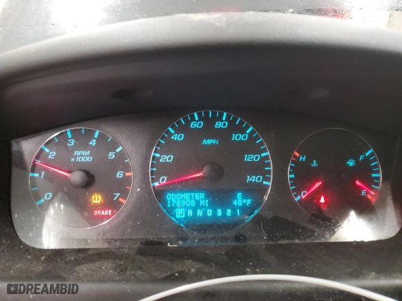 2010 Chevrolet Impala LT with VIN 2G1WB5EK6A1191093, listed as a Copart auction lot 48306335 with NaN miles and Salvage Title. Bid and sale history available at carsss.com. Image 9.