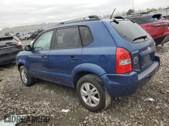 2009 Hyundai Tucson GLS with VIN KM8JM12B89U009365, listed as a Copart auction lot 67215704 with 157,475 mi miles and Salvage Title. Bid and sale history available at carsss.com. Image 2.