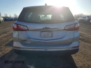 2018 Chevrolet Equinox LS with VIN 3GNAXHEV9JL323297, listed as a Copart auction lot 50613015 with 90,689 mi miles and Salvage Title. Bid and sale history available at DreamBid. Image 6.