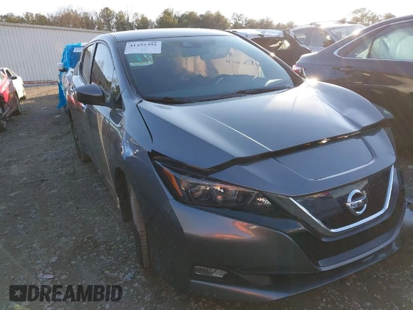 2021 Nissan LEAF SV with VIN 1N4AZ1CVXMC553479, listed as a IAAI auction lot 41452391 with 42,820 mi miles and . Bid and sale history available at DreamBid. Image 1.