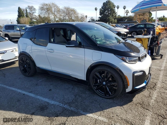 2019 BMW i3 s with VIN WBY8P8C59K7E24874, listed as a Copart auction lot 44648475 with 44,768 mi miles and Salvage Title. Bid and sale history available at carsss.com. Image 4.