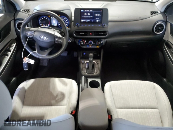 2022 Hyundai Kona SEL with VIN KM8K62AB4NU820788, listed as a Copart auction lot 50094145 with 81,683 mi miles and Salvage Title. Bid and sale history available at DreamBid. Image 8.