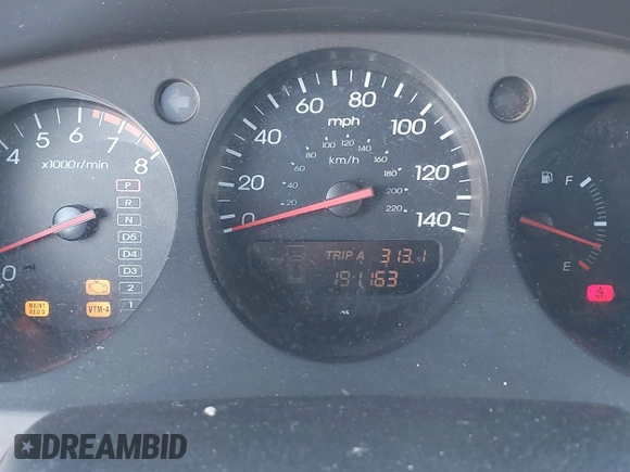2003 Acura MDX Touring Pkg RES with VIN 2HNYD18703H554194, listed as a IAAI auction lot 41646451 with 191,163 mi miles. Bid and sale history available at carsss.com. Image 7.