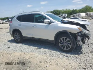2016 Nissan Rogue SV with VIN 5N1AT2MT0GC743287, listed as a Copart auction lot 54707535 with 86,901 mi miles and Salvage Title. Bid and sale history available at DreamBid. Image 4.
