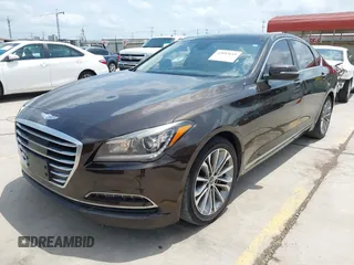 2015 Hyundai Genesis 3.8L z VIN KMHGN4JEXFU041878, wystawiony jako IAAI lot #42093615 z przebiegiem 124 532 mil mil oraz . Historia ofert i sprzedaży dostępna na DreamBid. Obrazek 2.