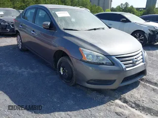 2015 Nissan Sentra S with VIN 3N1AB7AP4FY300807, listed as a IAAI auction lot 41499014 with 67,118 mi miles. Bid and sale history available at carsss.com. Image 1.