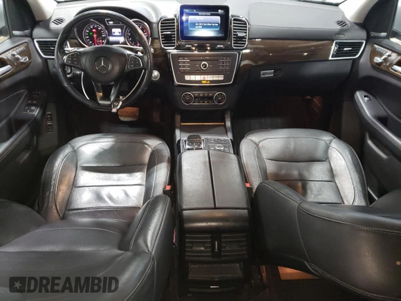 2017 Mercedes-Benz GLS 450 with VIN 4JGDF6EEXHA755388, listed as a Copart auction lot 55715184 with 72,675 mi miles and Salvage Title. Bid and sale history available at DreamBid. Image 8.