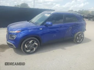 2024 Hyundai Venue SEL with VIN KMHRC8A35RU304125, listed as a Copart auction lot 65769685 with 17,953 mi miles and Salvage title. Bid and sale history available at DreamBid. Image 1.