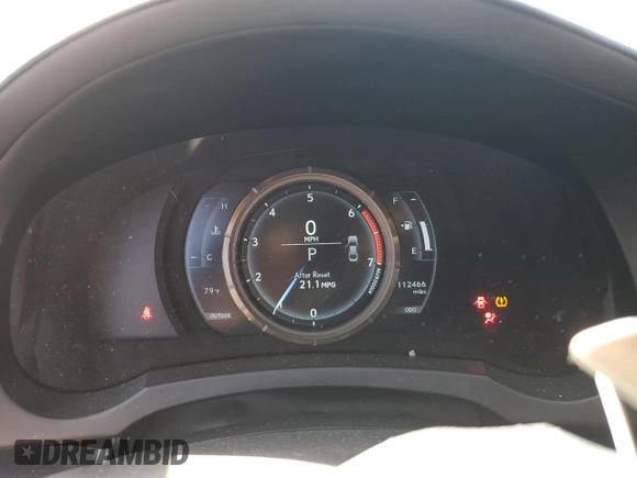 2016 Lexus IS 200t with VIN JTHBA1D24G5004104, listed as a Copart auction lot 48652105 with 112,466 mi miles and Salvage Title. Bid and sale history available at DreamBid. Image 9.