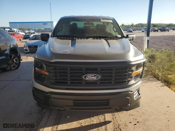 2024 Ford F-150 XL with VIN 1FTFW1L51RKD07071, listed as a Copart auction lot 76510574 with 965 mi miles and Salvage Title. Bid and sale history available at carsss.com. Image 5.