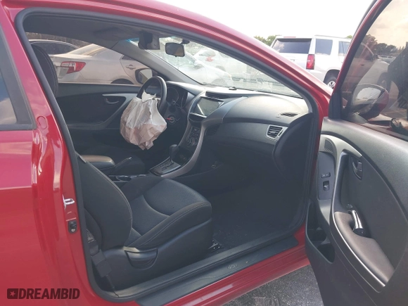 2013 Hyundai Elantra Coupe GS with VIN KMHDH6AE2DU012829, listed as a IAAI auction lot 41503736 with 89,859 mi miles. Bid and sale history available at carsss.com. Image 5.