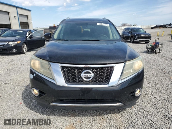 2013 Nissan Pathfinder S with VIN 5N1AR2MM8DC657454, listed as a Copart auction lot 50247115 with 114,509 mi miles and Salvage Title. Bid and sale history available at carsss.com. Image 5.
