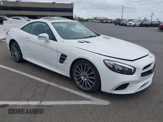 2019 Mercedes-Benz SL 450 z VIN WDDJK6GAXKF055657, wystawiony jako IAAI lot #42077510 z przebiegiem 19 677 mil mil oraz . Historia ofert i sprzedaży dostępna na DreamBid. Obrazek 1.