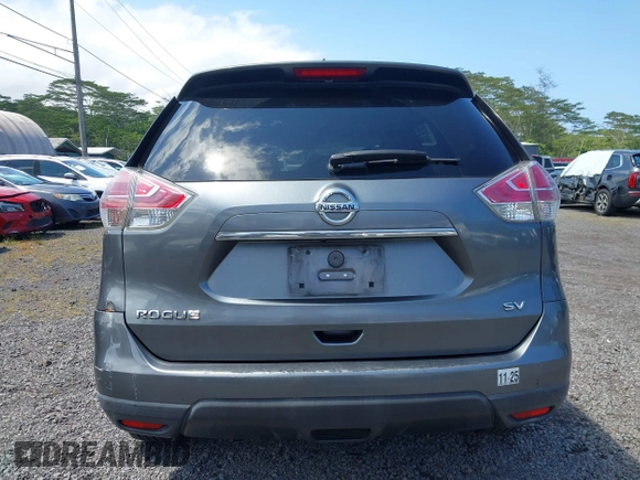 2015 Nissan Rogue SV with VIN 5N1AT2MT5FC852228, listed as a IAAI auction lot 41915519 with 296,091 mi miles. Bid and sale history available at carsss.com. Image 16.