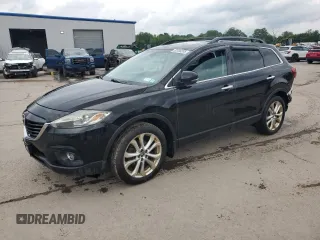 2013 Mazda CX-9 Grand Touring with VIN JM3TB3DV8D0412257, listed as a Copart auction lot 62766335 with 117,345 mi miles and Salvage title. Bid and sale history available at DreamBid. Image 1.