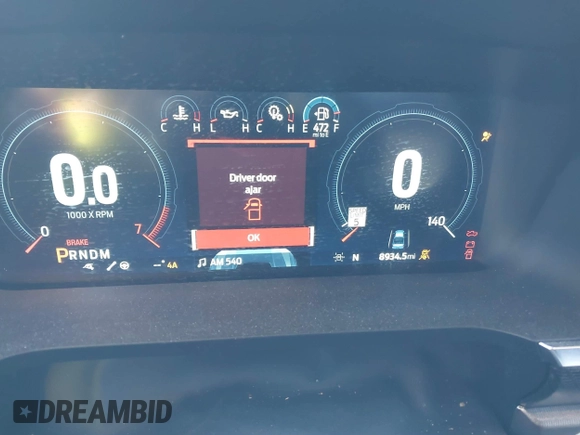 2023 Ford F-150 Raptor with VIN 1FTFW1RG6PFC88371, listed as a IAAI auction lot 41237404 with 8,934 mi miles and . Bid and sale history available at DreamBid. Image 7.