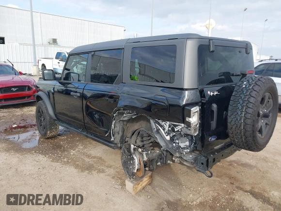 2023 Ford Bronco z VIN 1FMDE5BHOPLB83665, wystawiony jako IAAI lot #41520897 z przebiegiem 16 678 mil mil oraz . Historia ofert i sprzedaży dostępna na DreamBid. Obrazek 3.