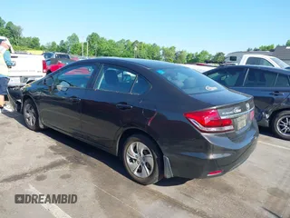 2013 Honda Civic LX z VIN 2HGFB2F5XDH537125, wystawiony jako IAAI lot #42149823 z przebiegiem 166 321 mil mil oraz . Historia ofert i sprzedaży dostępna na DreamBid. Obrazek 3.