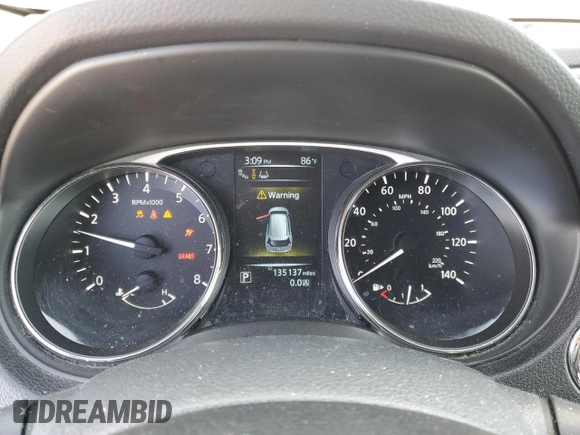 2015 Nissan Rogue SL with VIN 5N1AT2MTXFC792558, listed as a Copart auction lot 78838574 with 135,137 mi miles and Salvage Title. Bid and sale history available at carsss.com. Image 9.