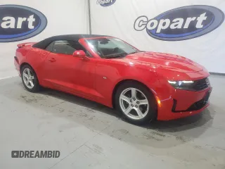 2020 Chevrolet Camaro 1LT with VIN 1G1FB3DX9L0109440, listed as a Copart auction lot 48245485 with 48,478 mi miles and Non Repairable. Bid and sale history available at carsss.com. Image 4.