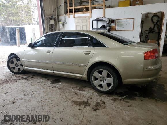 2005 Audi A8 L with VIN WAUML44EX5N009155, listed as a Copart auction lot 83332304 with Not Provided miles and Clean Title. Bid and sale history available at carsss.com. Image 2.