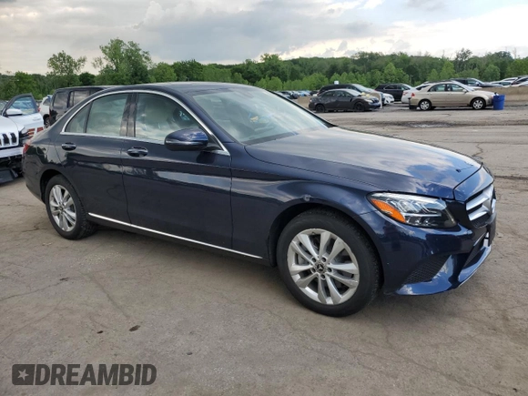 2021 Mercedes-Benz C 300 z VIN W1KWF8EBXMR610481, wystawiony jako Copart lot #58826965 z przebiegiem 11 459 mil mil oraz Szkoda całkowita • Salvage title. Historia ofert i sprzedaży dostępna na DreamBid. Obrazek 4.